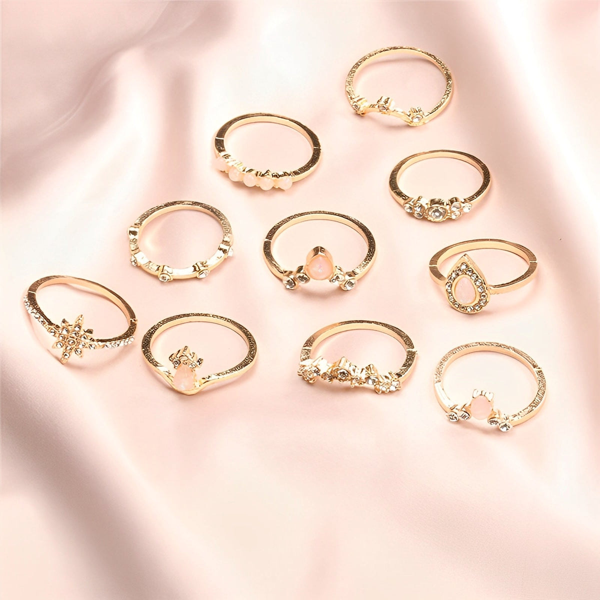 Noémie – Premium Set mit 8 bis 12 besonderen Ringen