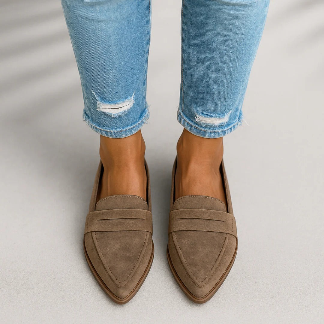 Annalise - Lässige Loafer mit spitzer Zehenpartie für Damen
