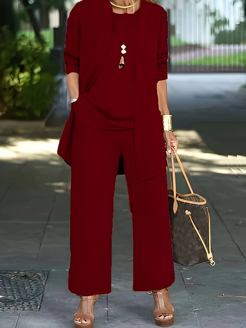 Patricia - Lässiges dreiteiliges Damen-Set für Frauen