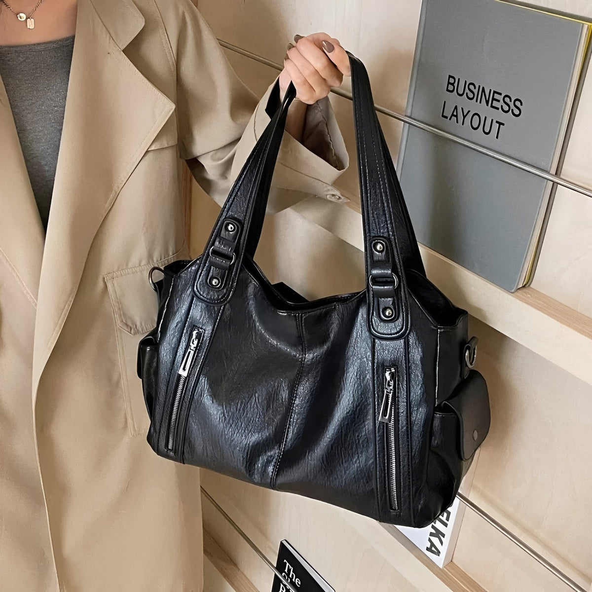 Angelica - Zeitlose Schultertasche