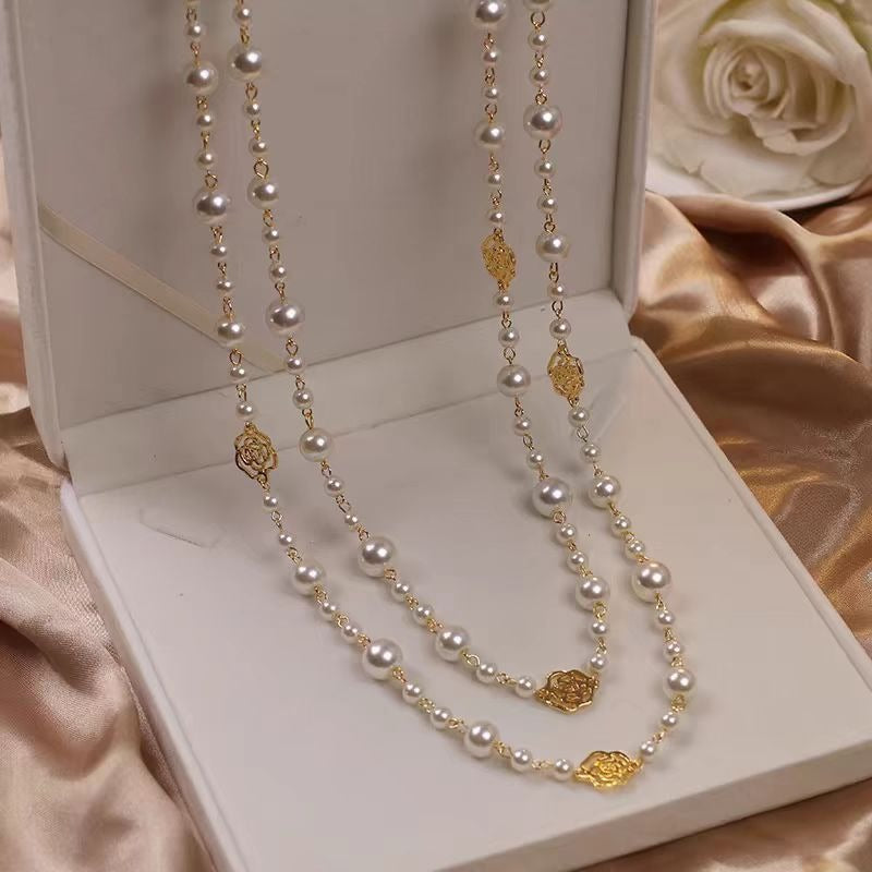 Collen – Stilvolle Goldkette mit Perle
