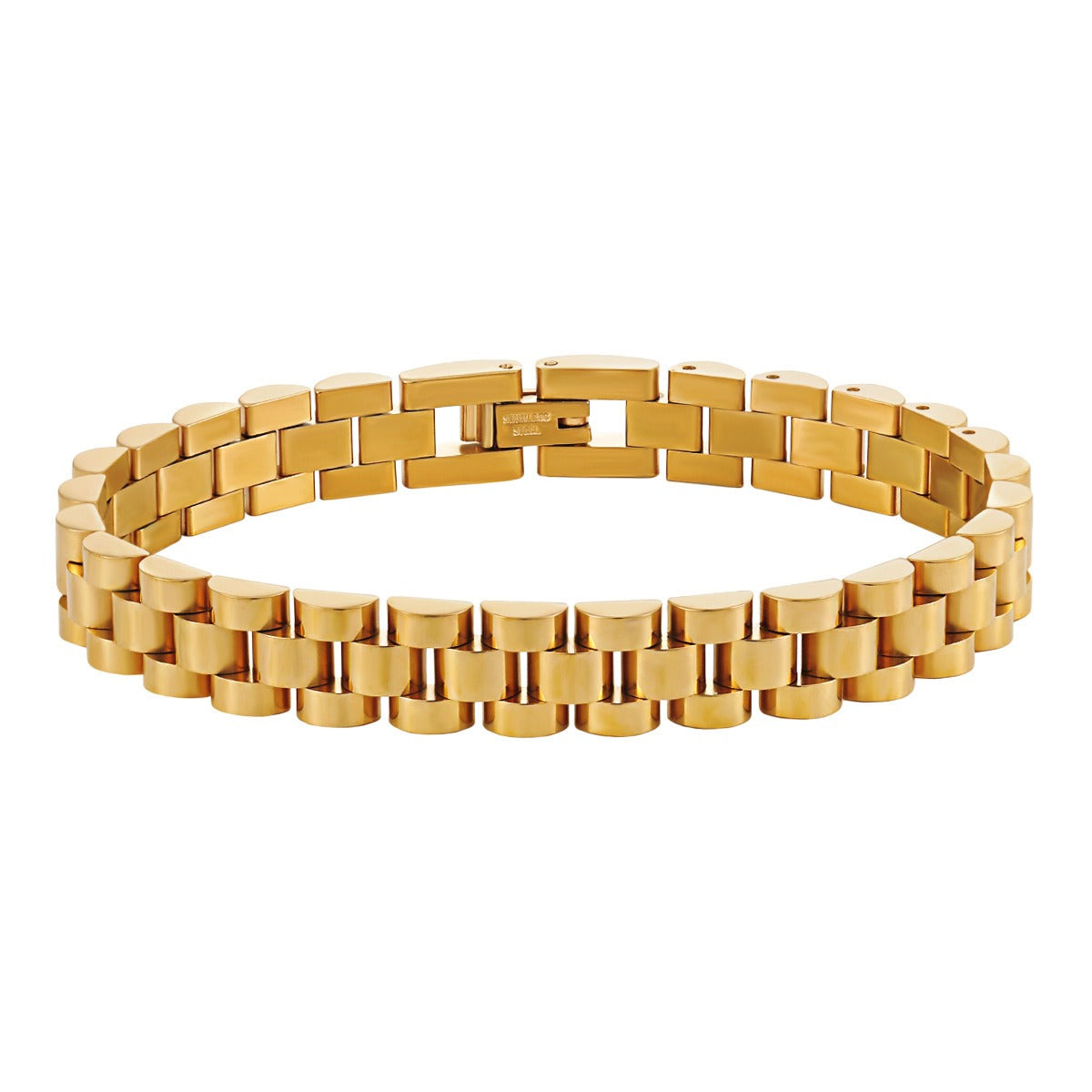 Bianca – Kubanisches Kettenarmband im Uhrenstil