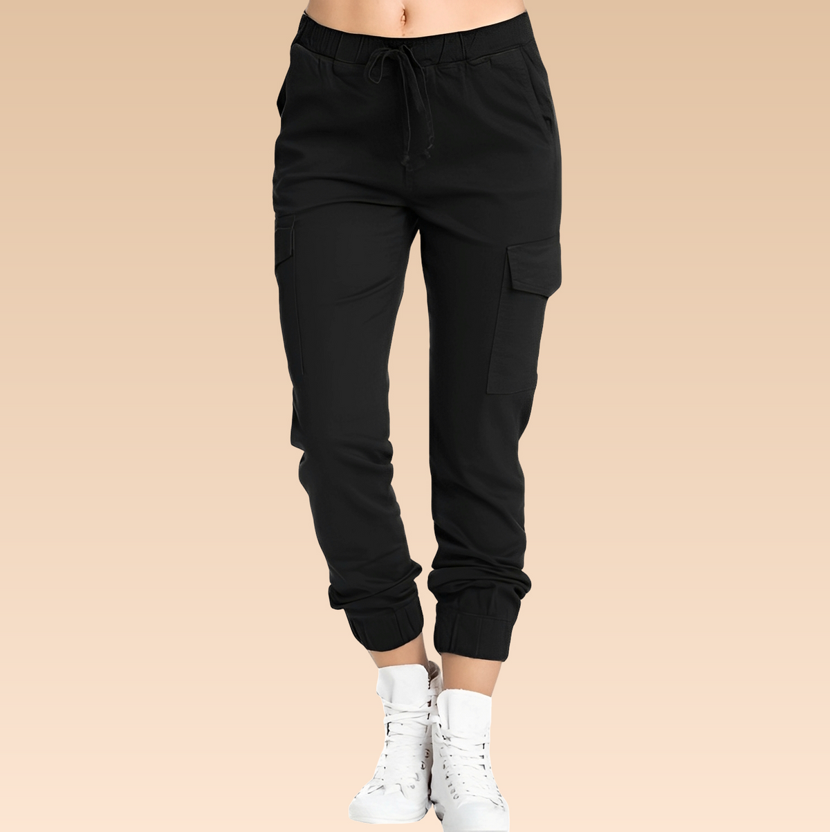 Zendi – Elegante und taillierte Cargo-Hose