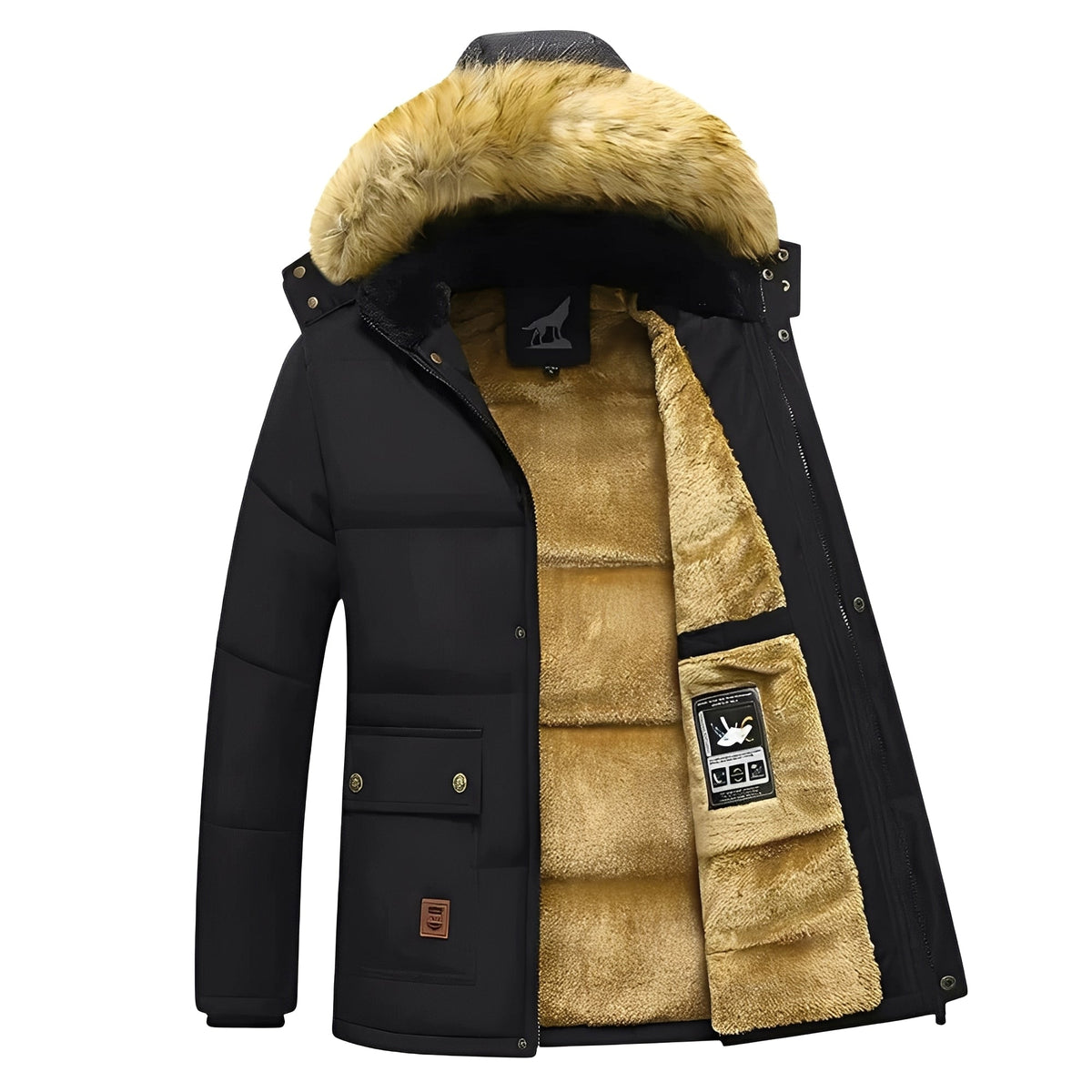 Crispian - Bequeme Jacke mit Kapuze