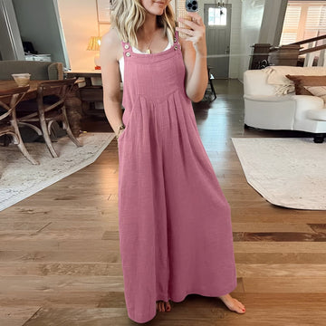 Chloe - Eleganter Damen-Jumpsuit mit weitem Bein
