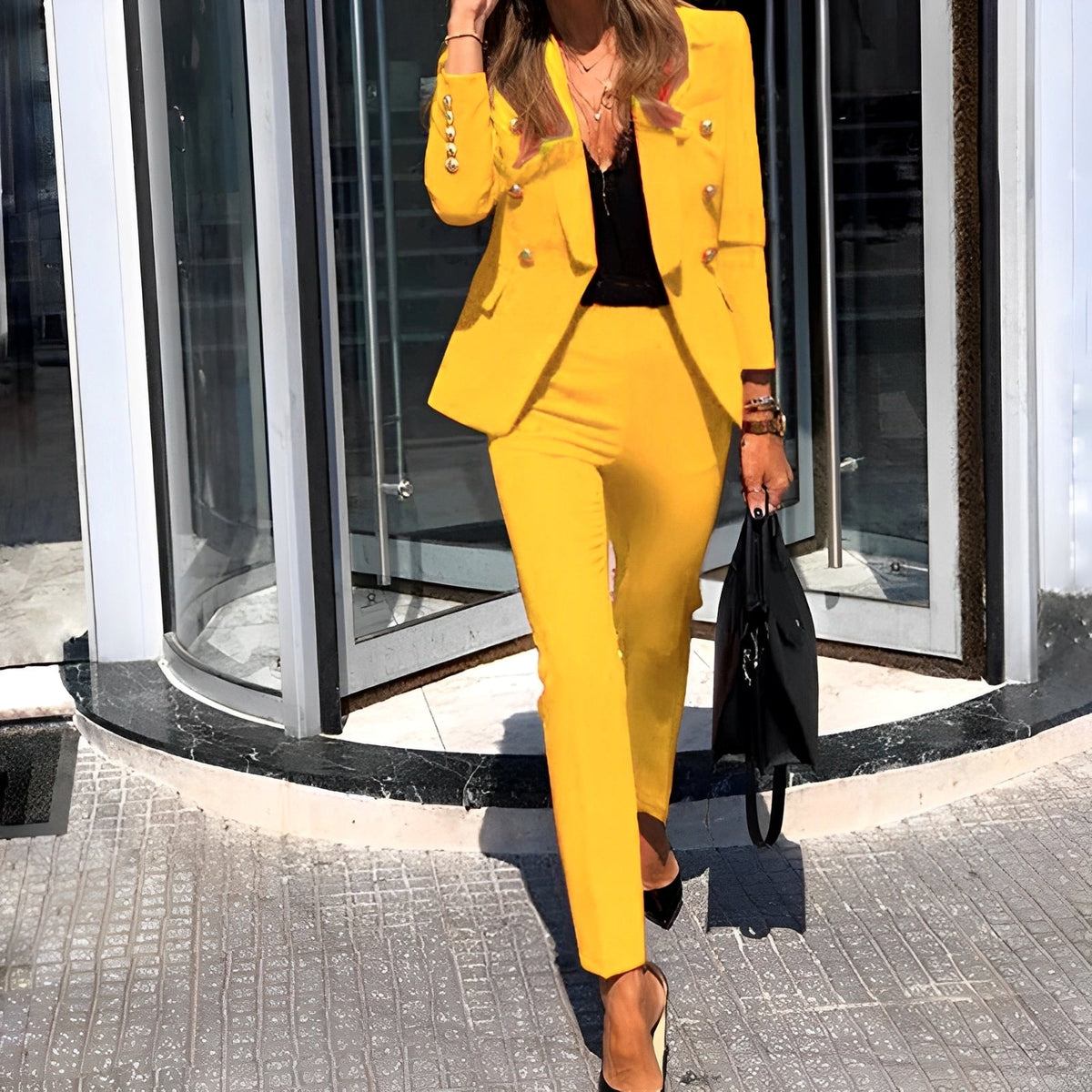 Wendy – Elegantes Blazer- und Hosen-Ensemble