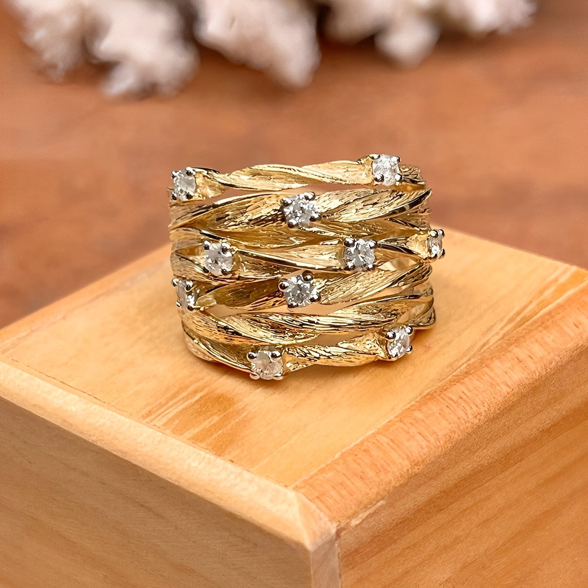 Marisse – Vintage-Ring mit feinem Glanz