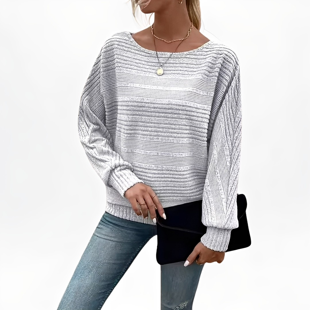 Eleanore - Bequemer Streifenpullover