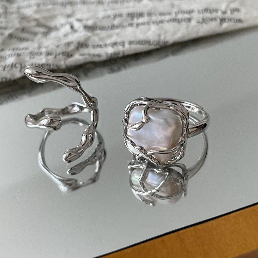 Marian – Silberring mit Perle