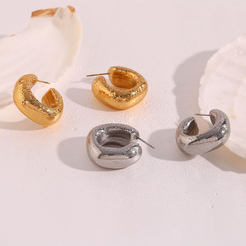 Amandine – Markante Ohrringe mit geometrischer Form
