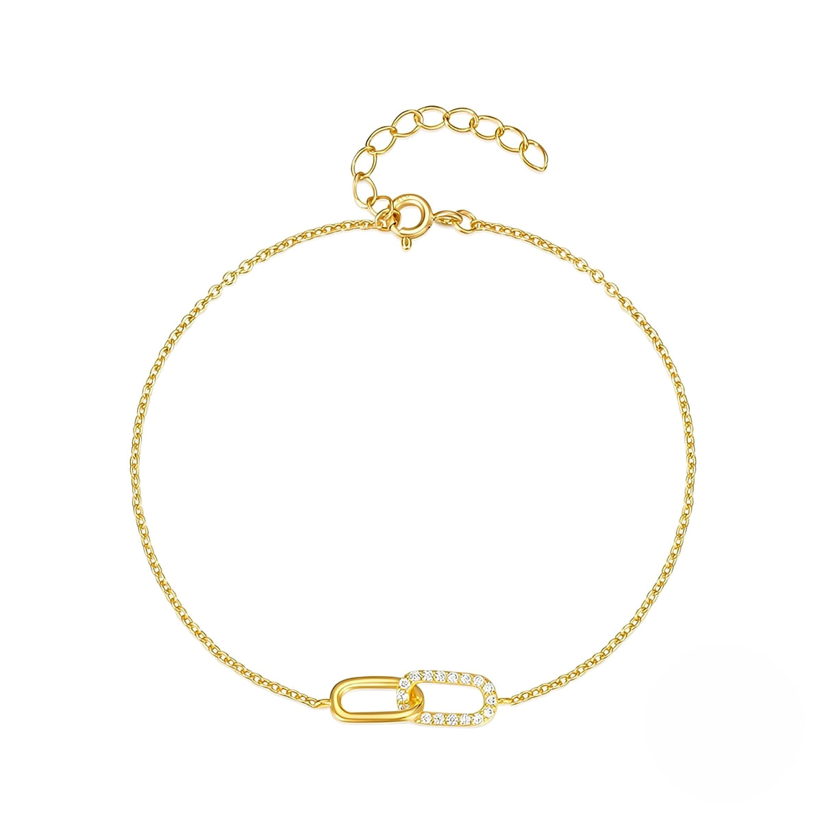 Rina – Armband mit strahlenden Gliedern