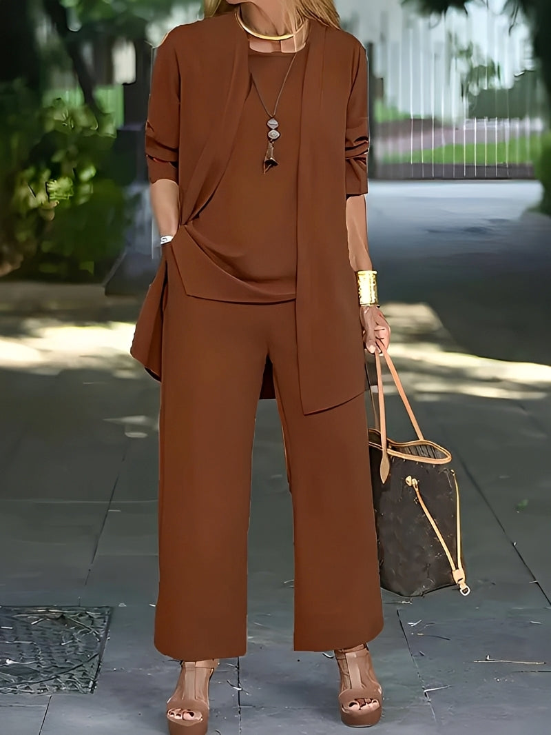 Patricia - Lässiges dreiteiliges Damen-Set für Frauen
