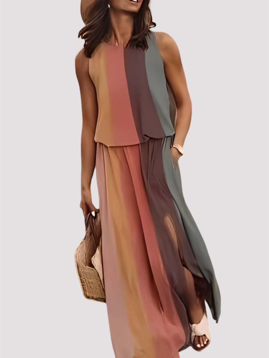 Halle - Schickes, ärmelloses Damen-Maxikleid