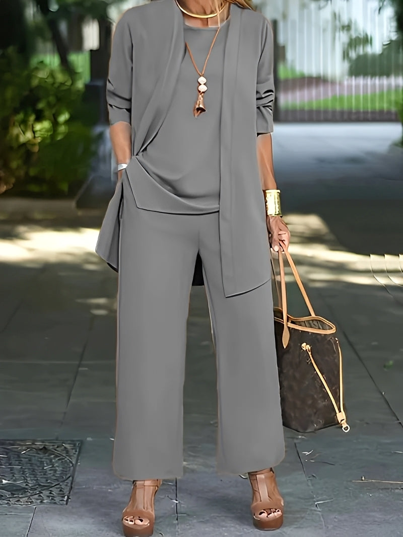 Patricia - Lässiges dreiteiliges Damen-Set für Frauen