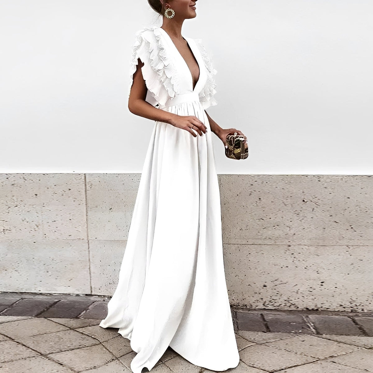 Dorsey - Elegantes langes Maxikleid