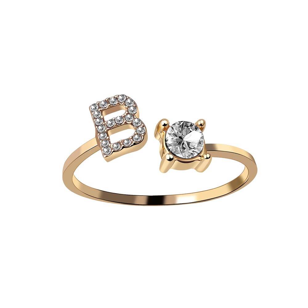 Nyla – Ring mit Anfangsbuchstaben
