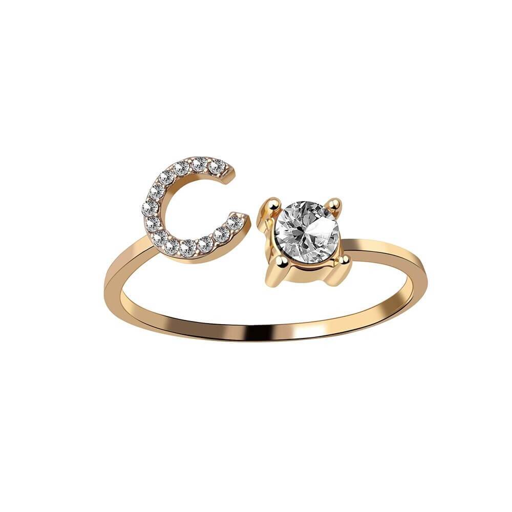 Nyla – Ring mit Anfangsbuchstaben
