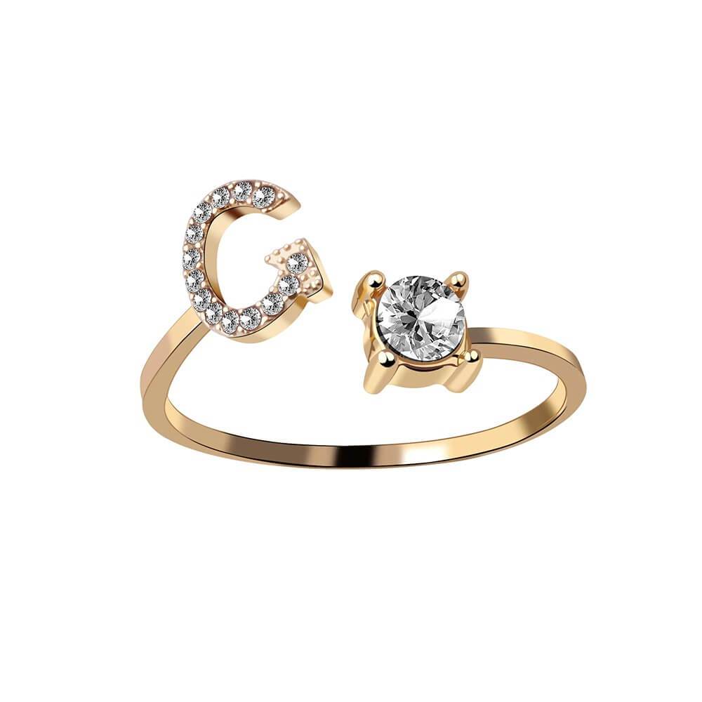 Nyla – Ring mit Anfangsbuchstaben