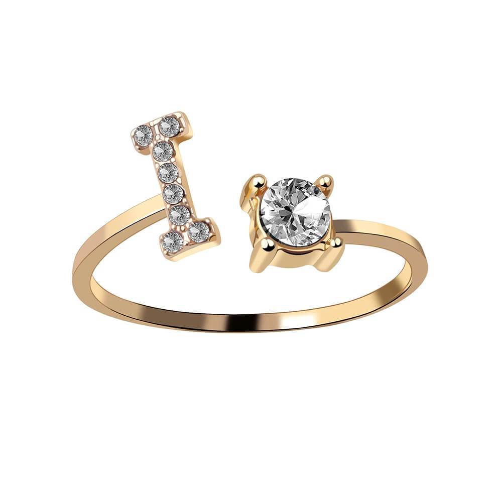Nyla – Ring mit Anfangsbuchstaben