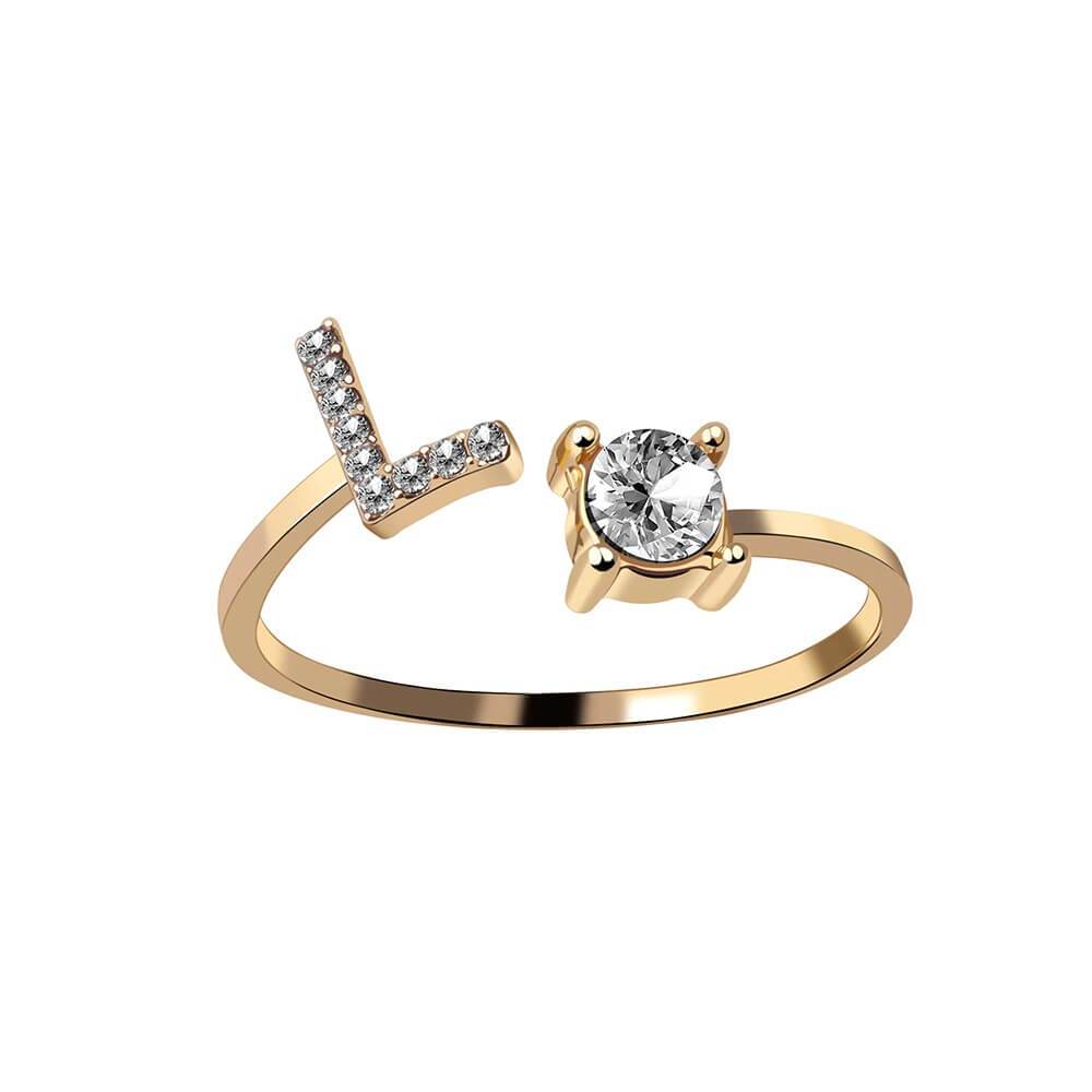 Nyla – Ring mit Anfangsbuchstaben