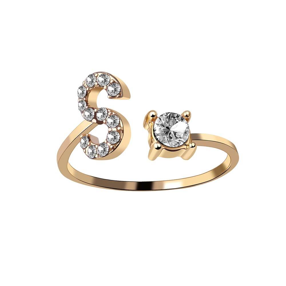 Nyla – Ring mit Anfangsbuchstaben