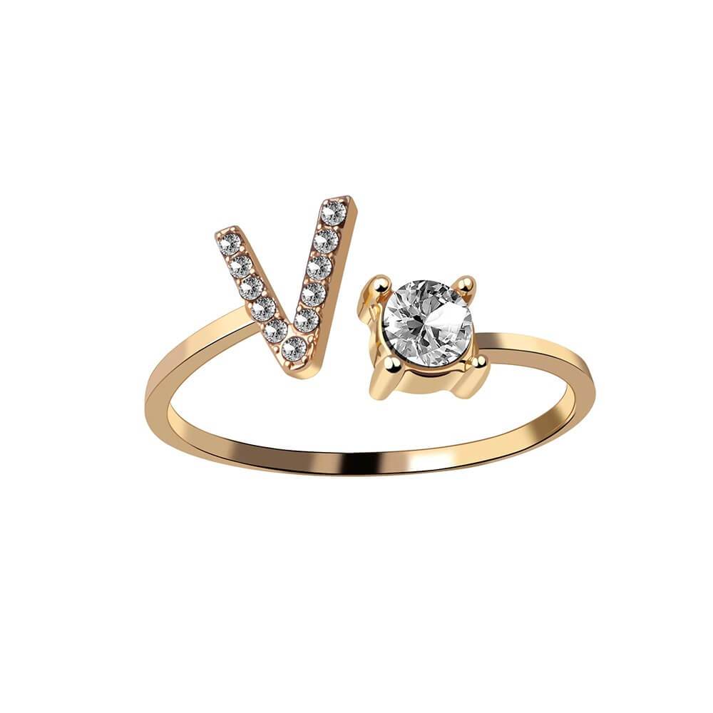 Nyla – Ring mit Anfangsbuchstaben