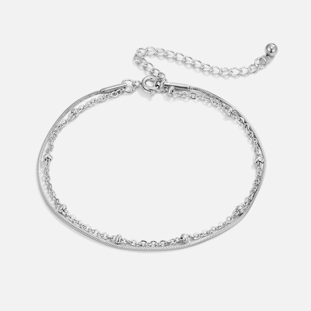 Oya - Mehrlagiges Silberarmband