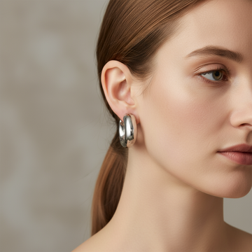 Amandine – Markante Ohrringe mit geometrischer Form