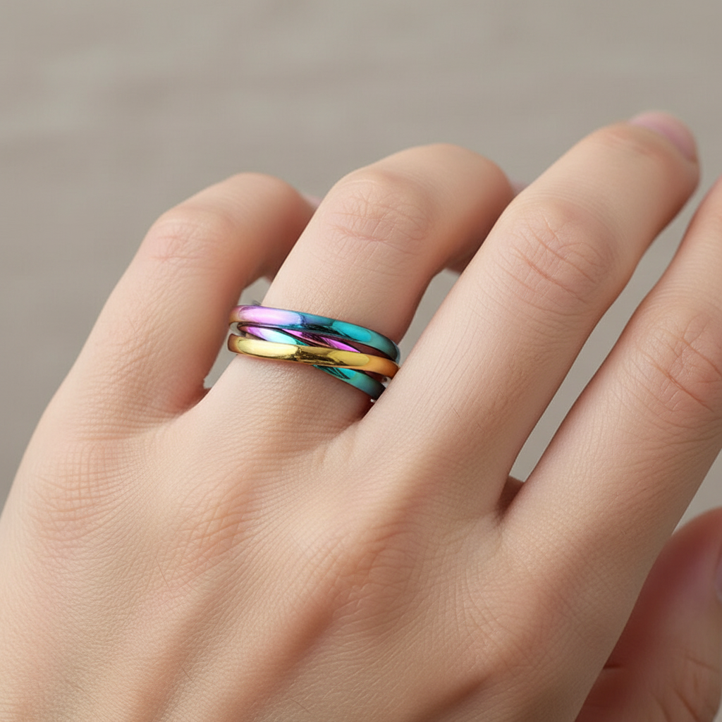 Sansen – Set aus drei geometrischen Ringen
