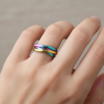 Sansen – Set aus drei geometrischen Ringen