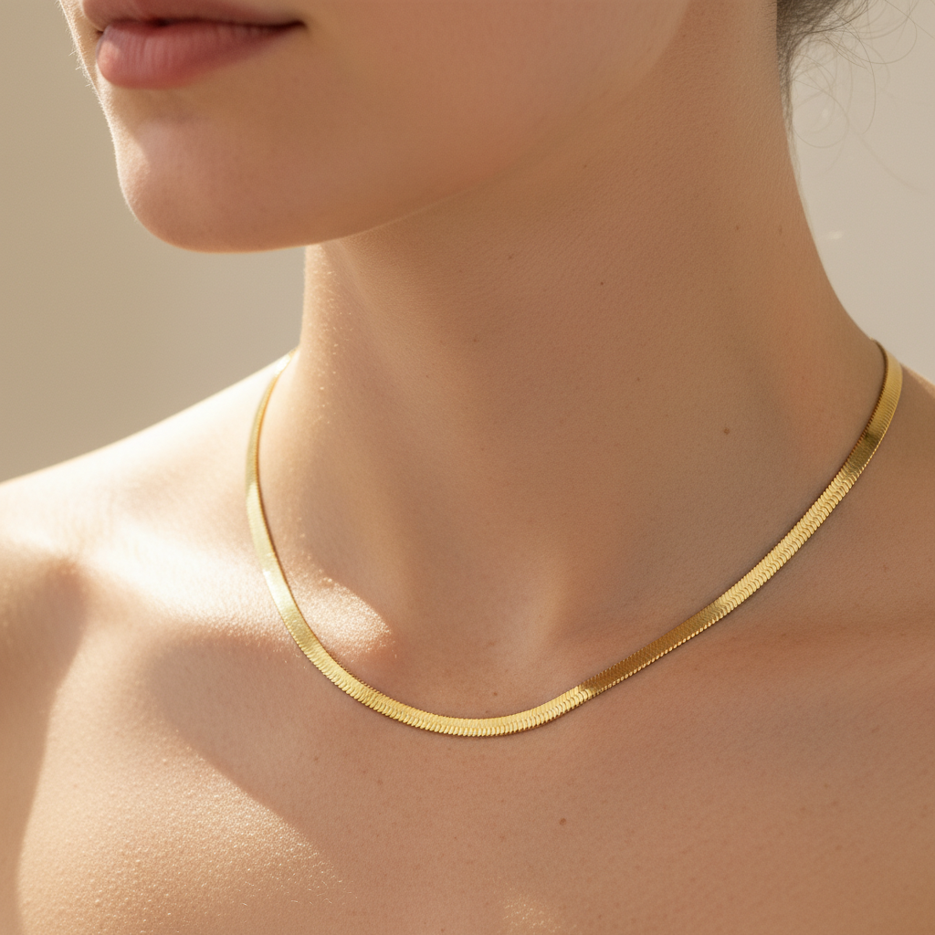 Naomie – Choker-Halskette mit Schlangenmotiv