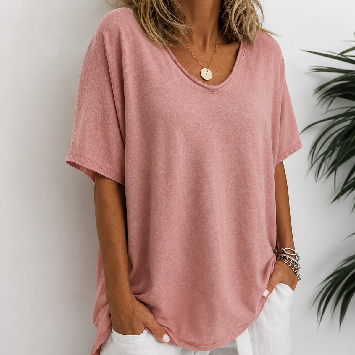 Joanne - Bequem geschnittene Damenbluse
