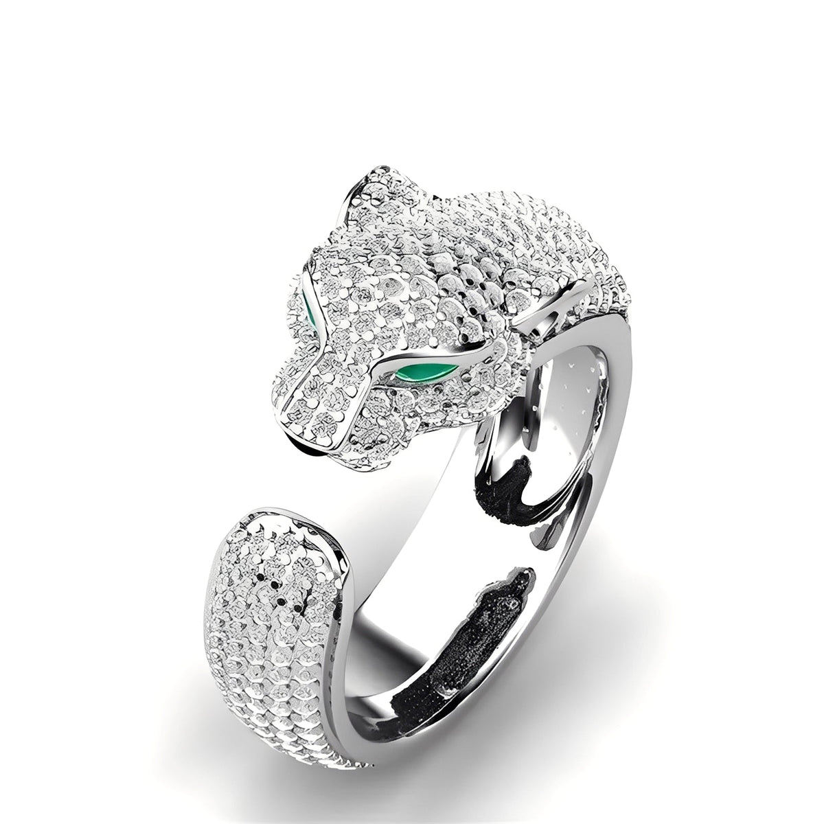 Mika – Verstellbarer Ring im Roségold-Jaguar-Stil