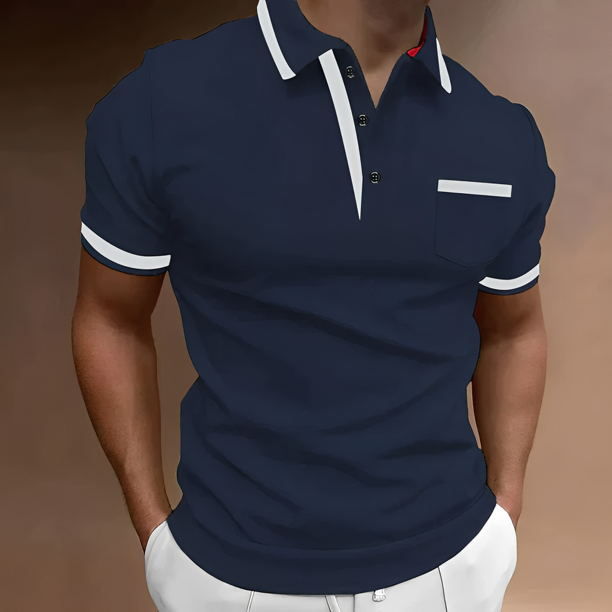 Geover - Herren-Poloshirt mit kurzen Ärmeln für Bequemlichkeit