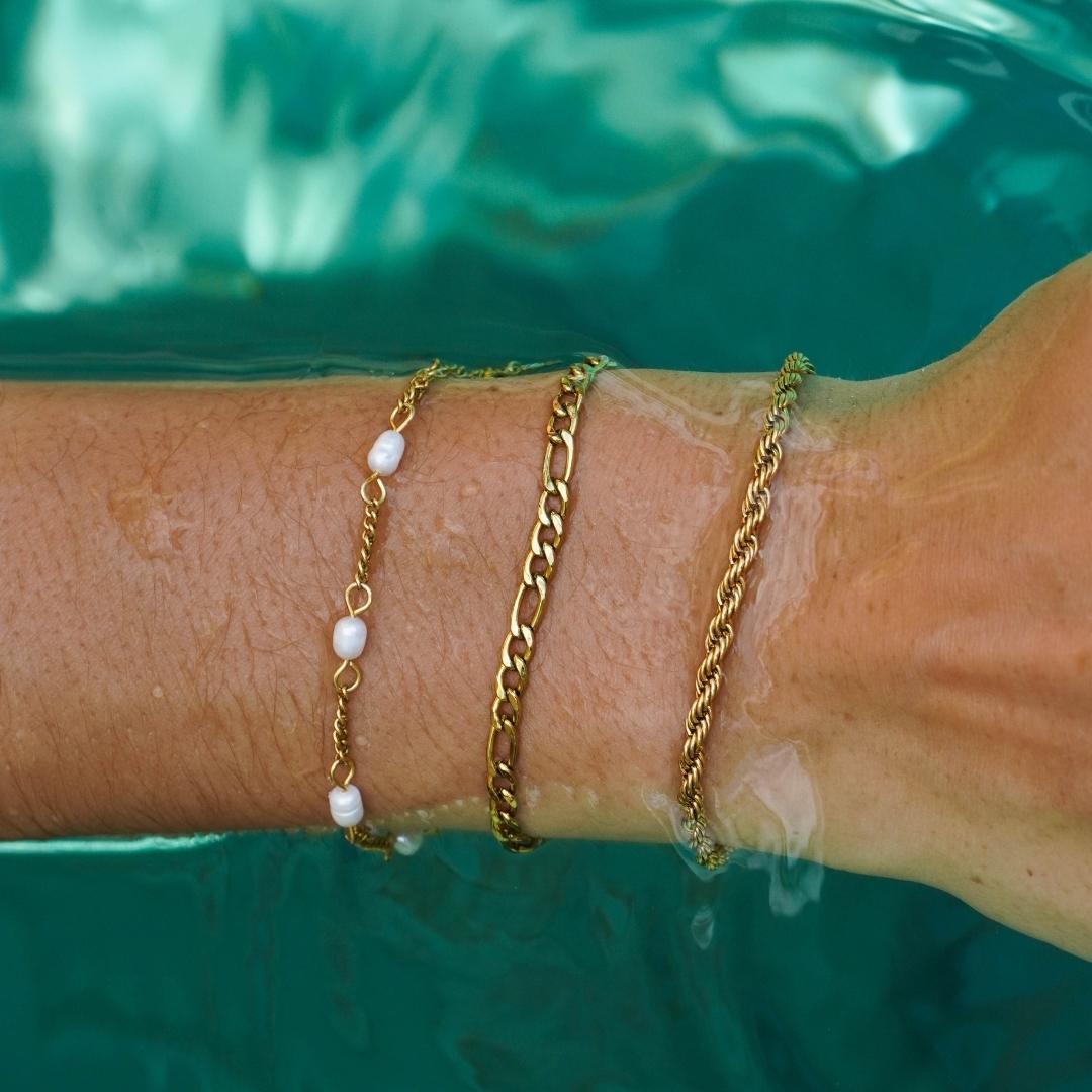 Calvi – Armband mit geflochtenem Kettendesign
