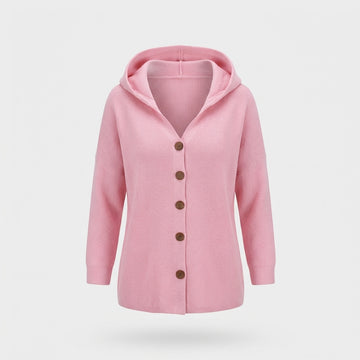 Ryanne - Gemütliche Langarmjacke mit Kapuze für Damen