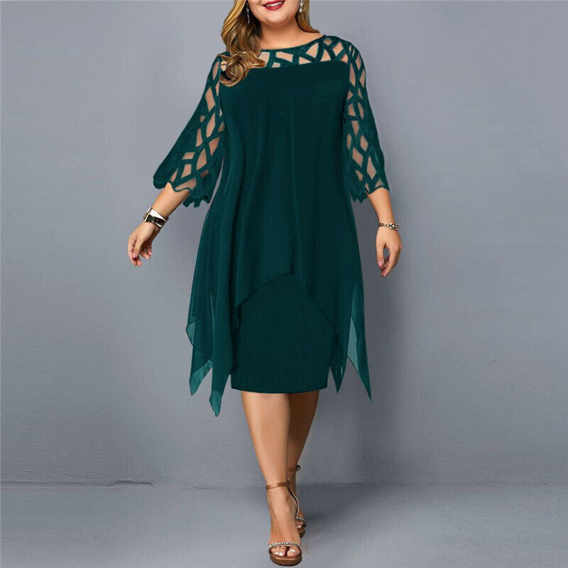 Cathryn - Schickes Midi-Kleid in großen Größen
