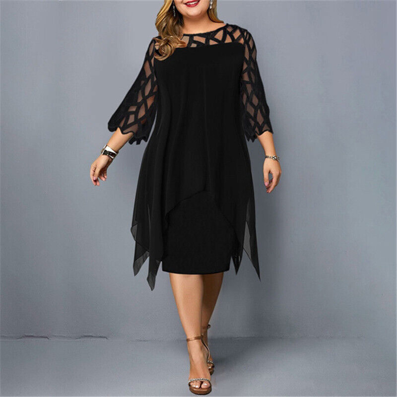 Cathryn - Schickes Midi-Kleid in großen Größen