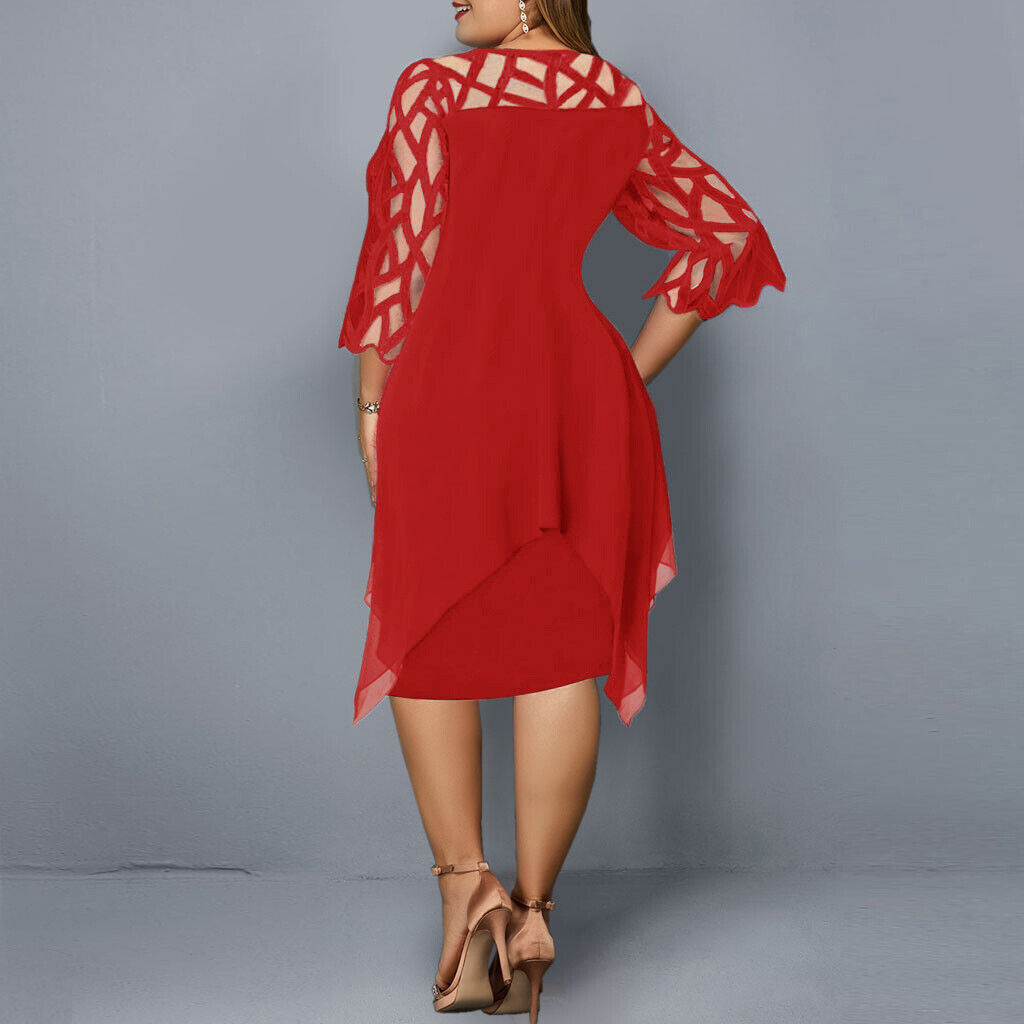 Cathryn - Schickes Midi-Kleid in großen Größen