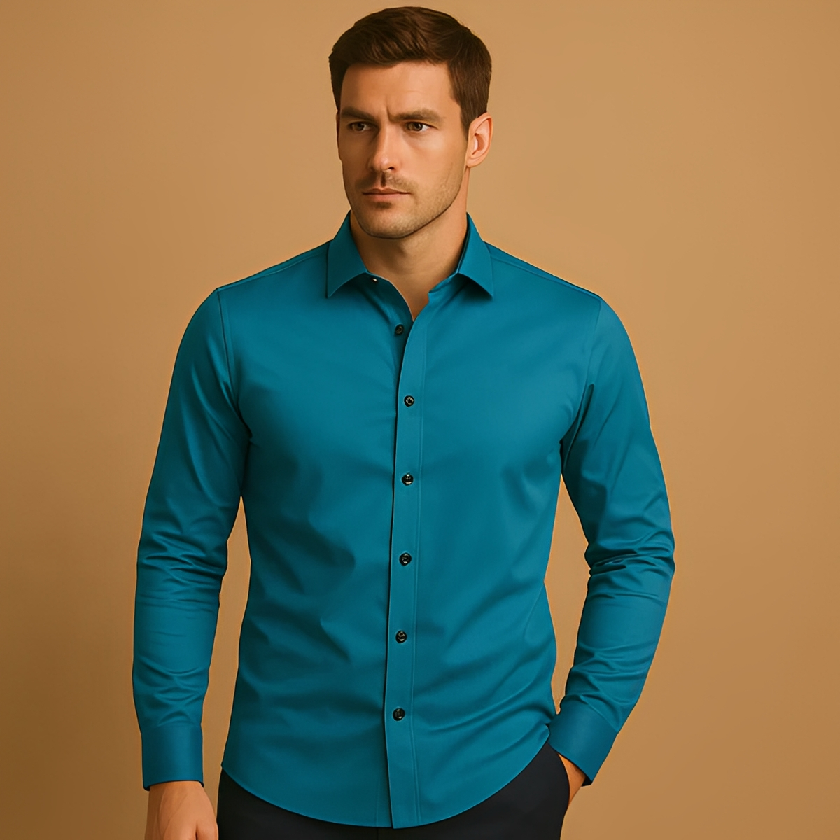 Aldous - Hemd mit Stretch-Formal-Fit-Schnitt für Herren