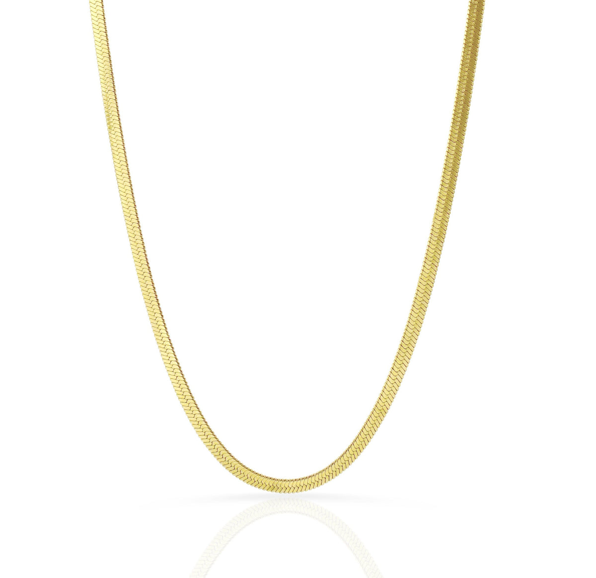 Lucienne - Stilvolle goldene Schlangen-Halskette