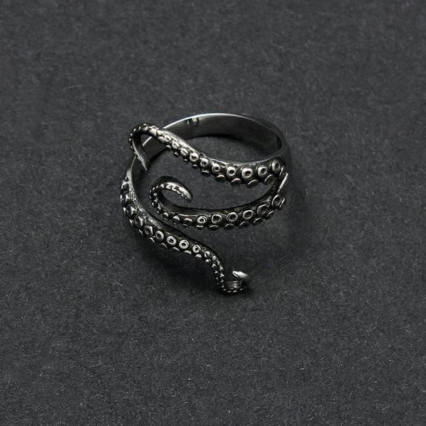 Thalassa – Anpassbarer Ring mit Oktopus-Tentakel