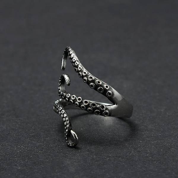 Thalassa – Anpassbarer Ring mit Oktopus-Tentakel