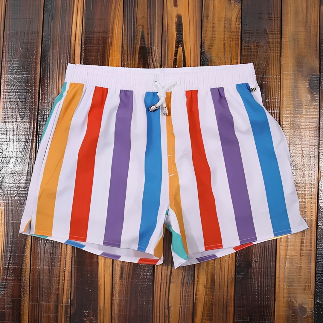 Gildar - Elegante gestreifte Sommer-Shorts für Herren